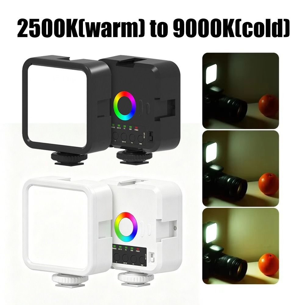 Photography Videos Free - ไฟวิดีโอ LED แบบชาร์จไฟได้ ขนาดเล็ก พกพาสะดวก ไฟเติมแสง