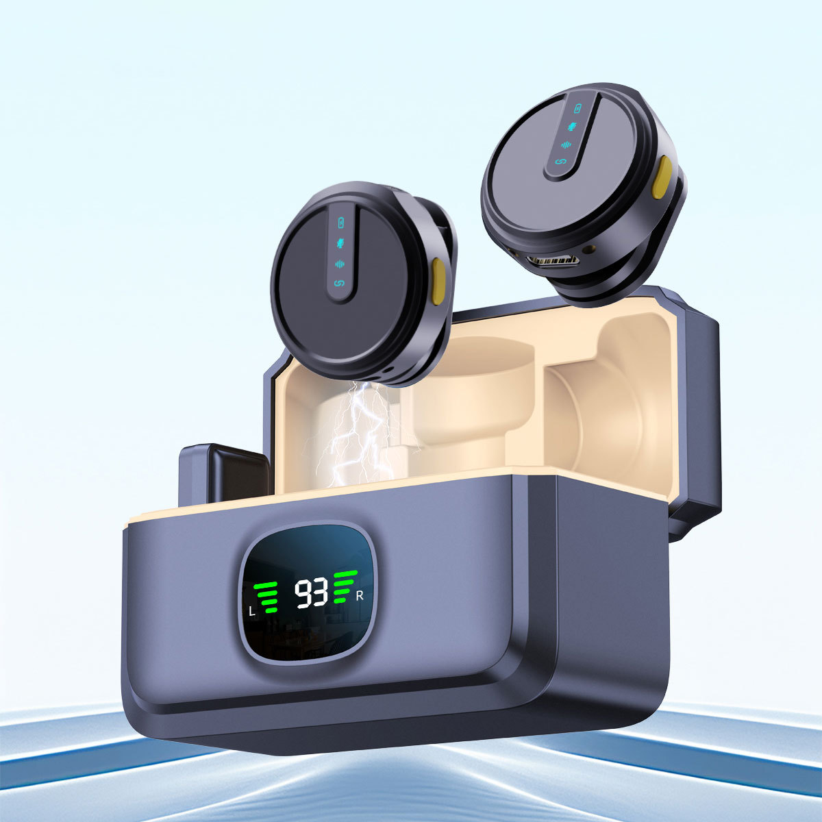 Photography Videos Free - ไมโครโฟนไร้สายสำหรับสตูดิโอถ่ายภาพ ระบบตัดเสียงรบกวนดิจิทัล สำหรับบันทึกวิดีโอสด ระยะการใช้งาน 20 เมตร